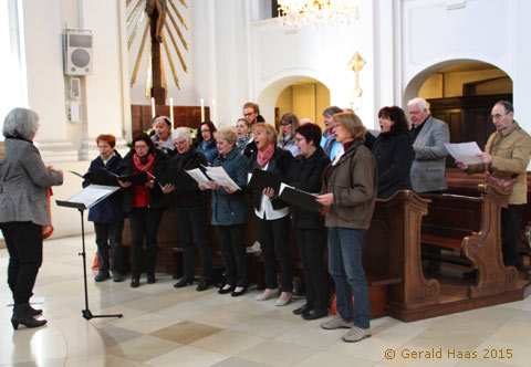 Musikalische Gestaltung der Messe durch den Oratorienchor Heimstetten