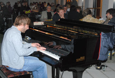 Sebastian Gampl am Piano