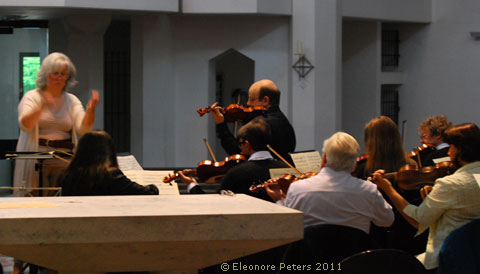 Christine Gampl leitet das Mozart Violinkonzert