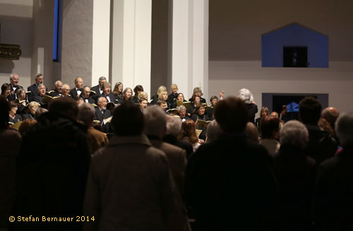 Zuhörer in St. Peter beim Messias von Händel