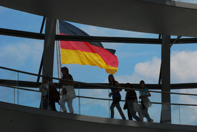 Bundestag Kuppel innen