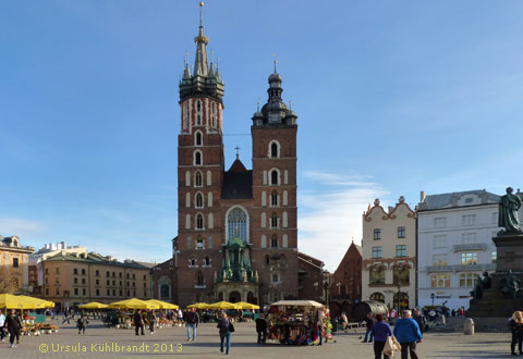 Marienkirche Krakau Marktplatz