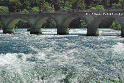 Brcke ber den Rheinfall von Schaffhausen